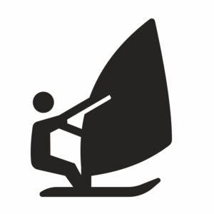 Naklejka windsurfing