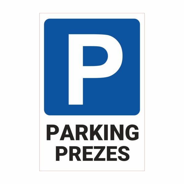 Tablica Parking PREZES
