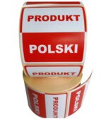 PRODUKT POLSKI - etykiety 1000 szt w rolce