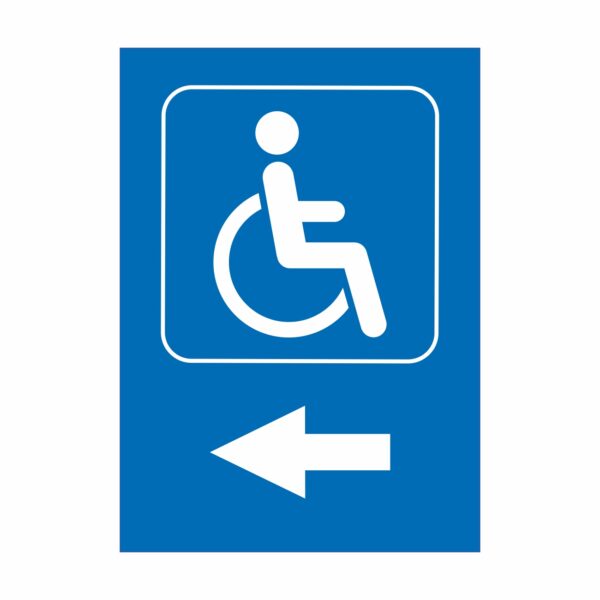 Wejście dla niepełnosprawnych 3 naklejka / tabliczka