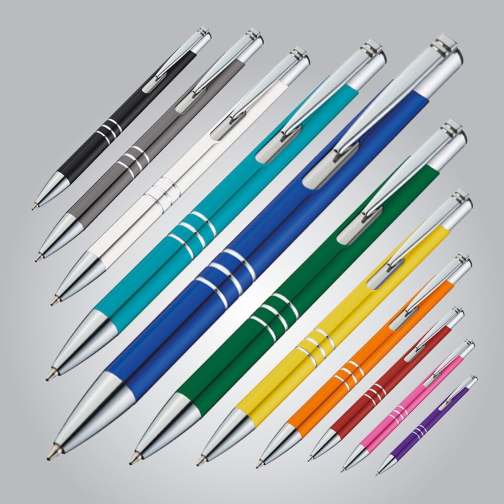 Długopisy metalowe z grawerem