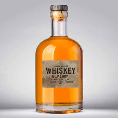 Etykieta na whiskey premium quality - 20 szt.