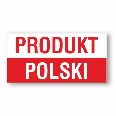 Naklejki Produkt polski komplet 100 szt