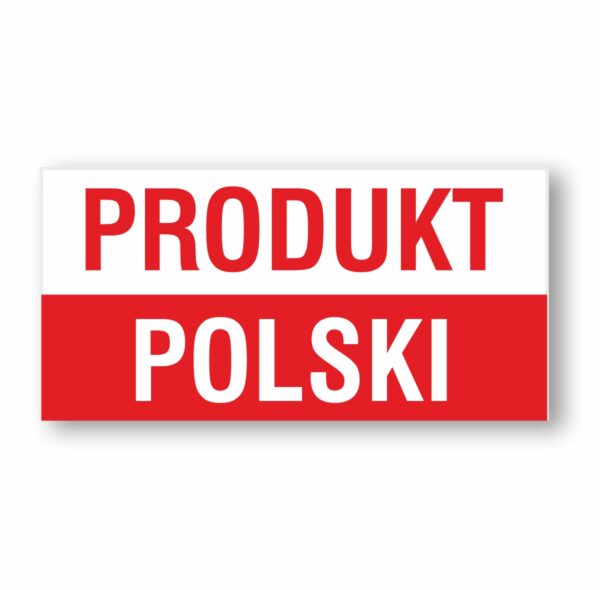 Nalepka produkt polski