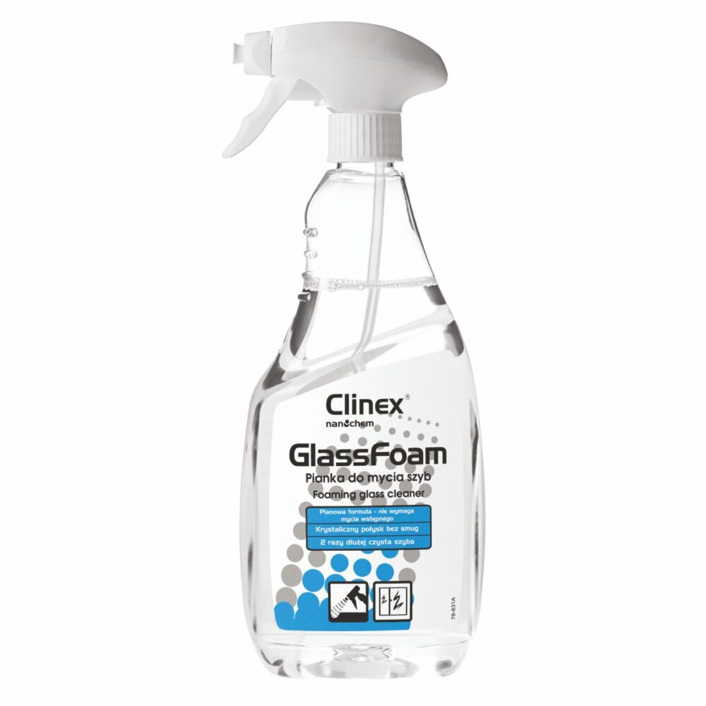 Pianka do mycia szyb CLINEX GLASS FOAM 650 ml