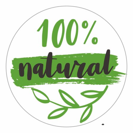 Natural 100% naklejki komplet 50 szt