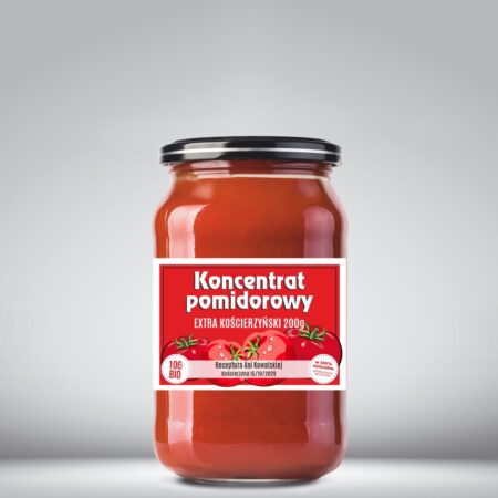 Etykiety na koncentrat pomidorowy - 20 szt.