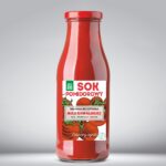 Etykiety na sok pomidorowy pionowe - 20 szt.
