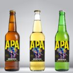 Etykiety na piwo APA ze słoniem - 20 szt.